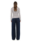 Jac and Mooki - Amelie Knit - Espresso Stripe