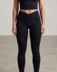 womens compression leggings - Black by The Fit Collection, view 3