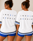 womens oversized tee - White by The Fit Collection, view 6