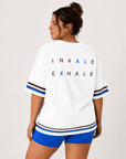 womens oversized tee - White by The Fit Collection, view 2