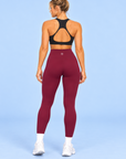Athletic Club, High-Waisted Leggings - Mulberry