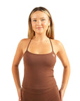 The Fit SecondSkin Active Singlet – Chocolate Brown