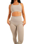 The Fit Sculpt High-Rise Pocket Leggings – Dove Grey