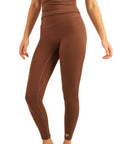 The Fit Sculpt High-Rise Leggings – Chocolate Brown