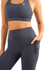 The Fit Sculpt High-Rise Pocket Leggings – Navy Blue