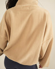 The Fit Collection – Signature Fleece Zip - Sandstone