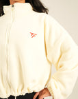 The Fit Collection – Signature Fleece Zip - Vanilla Cream