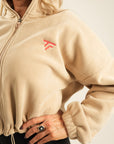 The Fit Collection – Signature Fleece Zip - Sandstone
