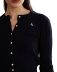 Nu Studios - Cable Cardigan - Navy