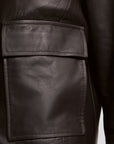 Women's The Audrey Jacket - Raw by Raw, Espresso Leather