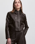 Women's The Audrey Jacket - Raw by Raw, Espresso Leather
