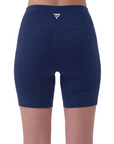The Fit Collection – Premium Bike Shorts, Medium Lengths, Navy Blue