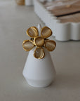 Golden Bloom Petal Ring – Statement Floral Design
