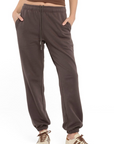 Jac and Mooki - HAILEY TRACK PANT cocoa