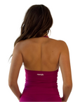 Ravish - Cranberry Halter Top