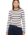 Jac and Mooki - Amelie Knit - Espresso Stripe