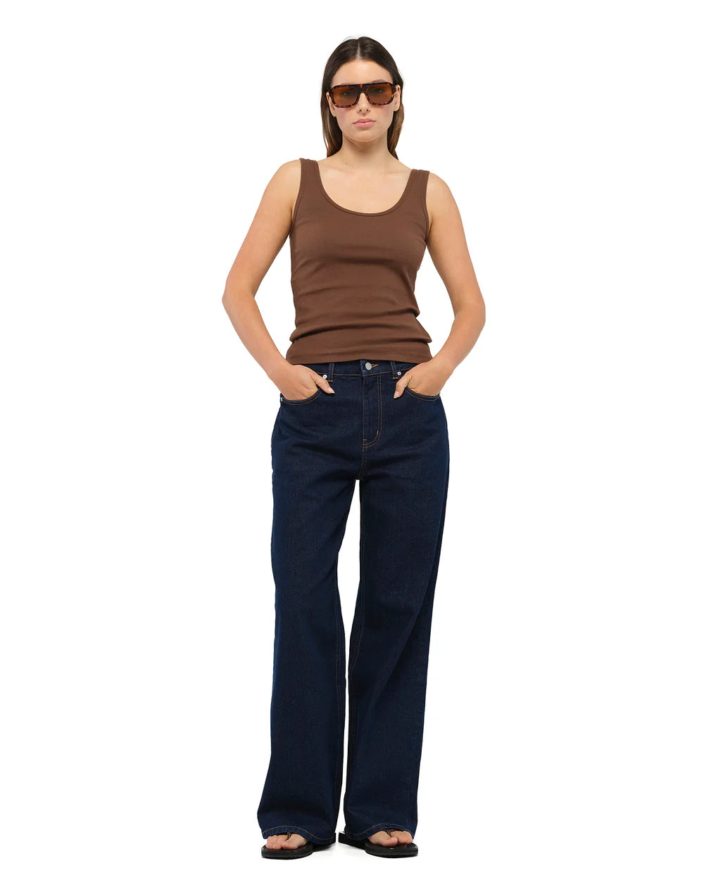 Jac and Mooki - Pia Tank - Mocha