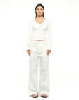 JACANDMOOKI - Women's Harlow Henley - Ivory