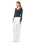 JACANDMOOKI - Women's Harlow Henley - Night Sky