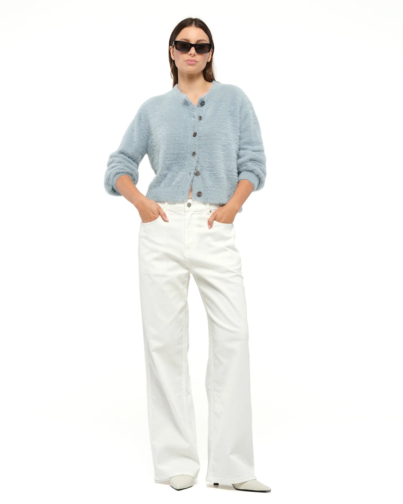 Jac and Mooki - Camille Cardigan - Baby Blue
