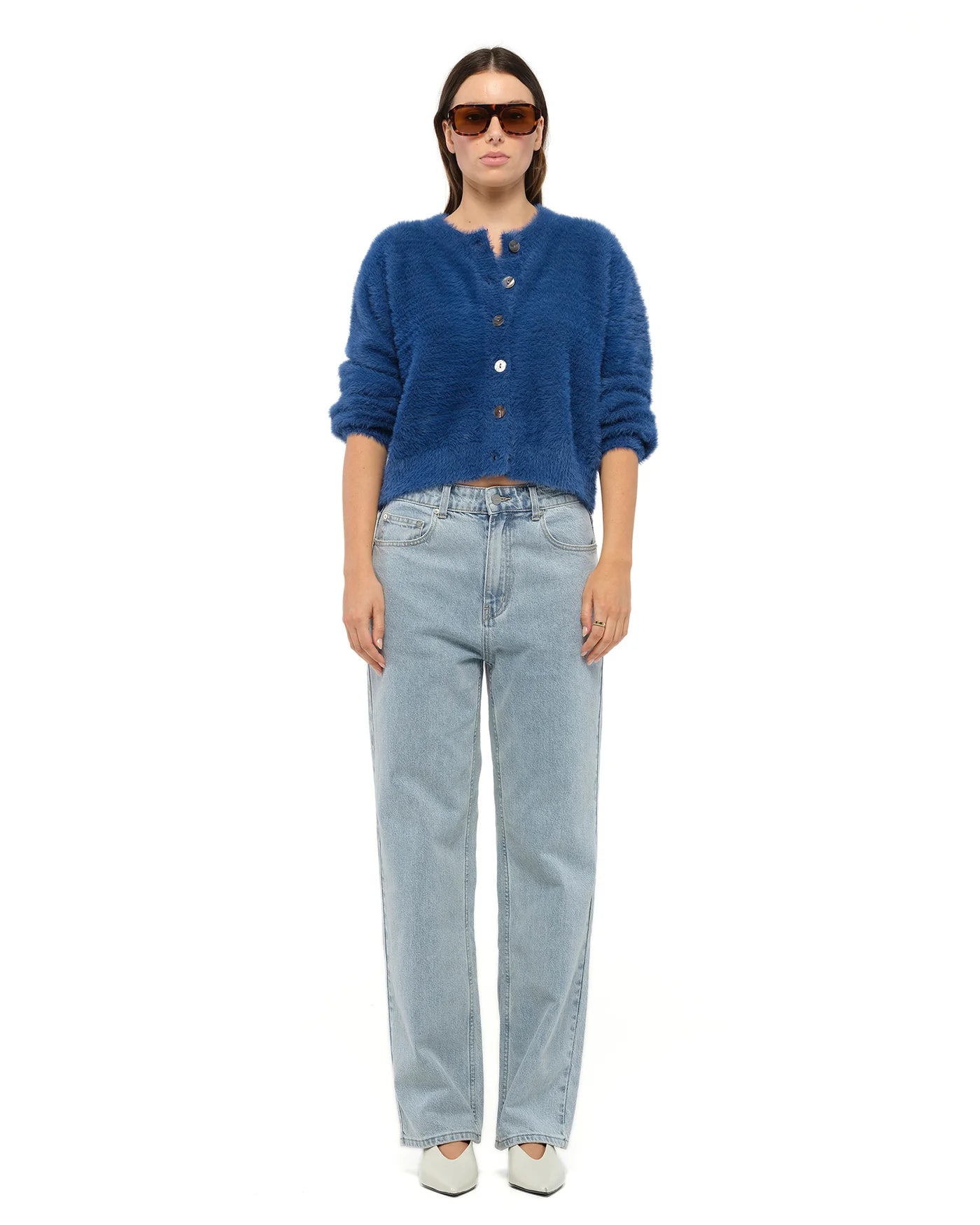 Jac and Mooki - Camille Cardigan - Galaxy Blue