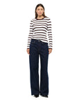 Jac and Mooki - Amelie Knit - Espresso Stripe