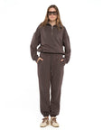 JACANDMOOKI - Women's GIGI SWEATSHIRT cocoa