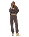JACANDMOOKI - Women's GIGI SWEATSHIRT cocoa