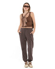 JACANDMOOKI - Women's HAILEY TRACK PANT cocoa