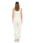 JACANDMOOKI Women's HAILEY TRACK PANT vanilla