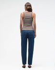 JACANDMOOKI - Women's LUCIA TANK - TIRAMISU STRIPE Tiramisu Stripe