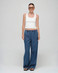 JACANDMOOKI - Women's ROBERTA PANT Mid Indigo