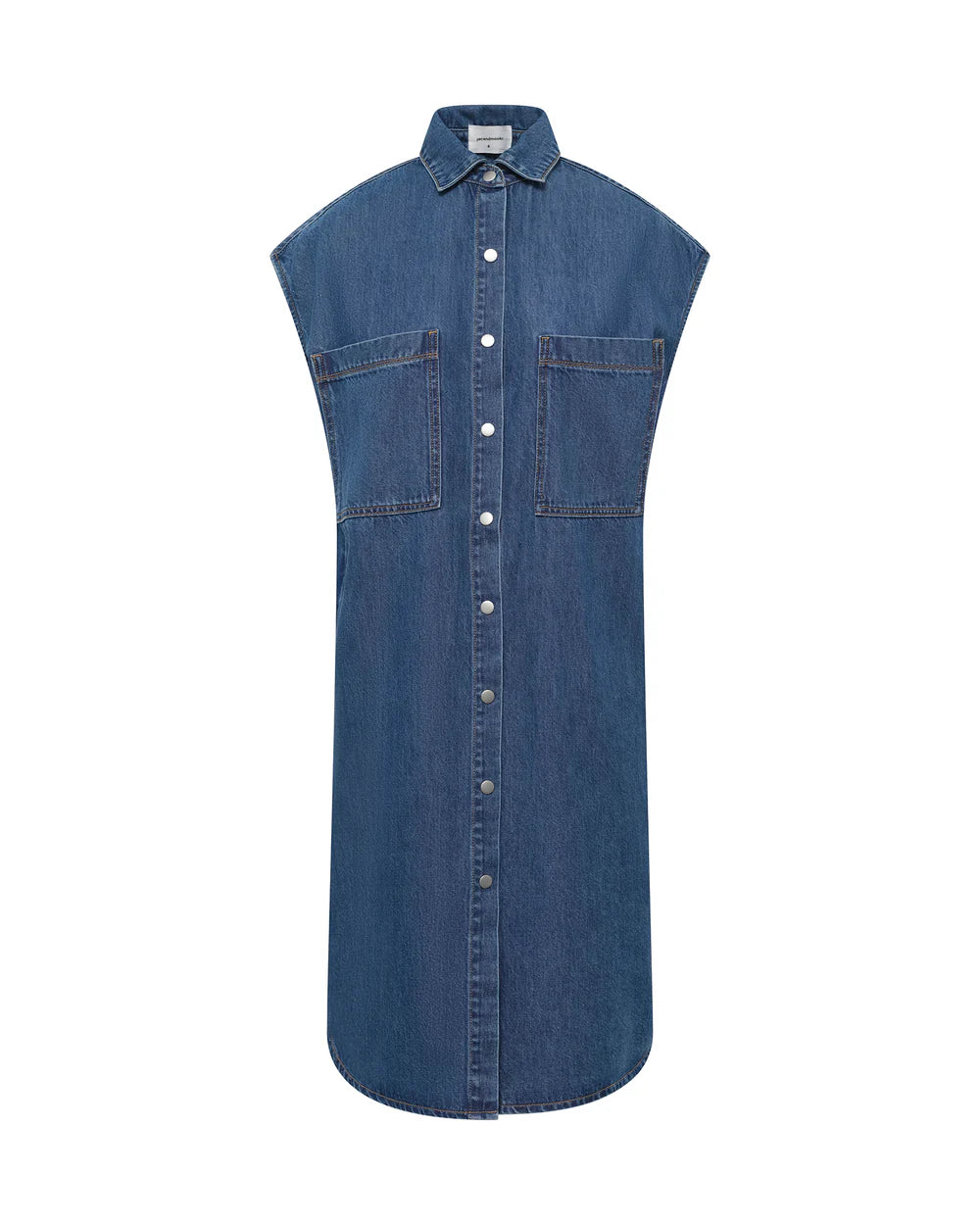 JACANDMOOKI - Women's VALENTINA DRESS Mid Indigo
