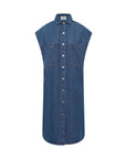 JACANDMOOKI - Women's VALENTINA DRESS Mid Indigo