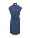 JACANDMOOKI - Women's VALENTINA DRESS Mid Indigo