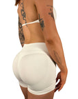 White Sculpt Shorts