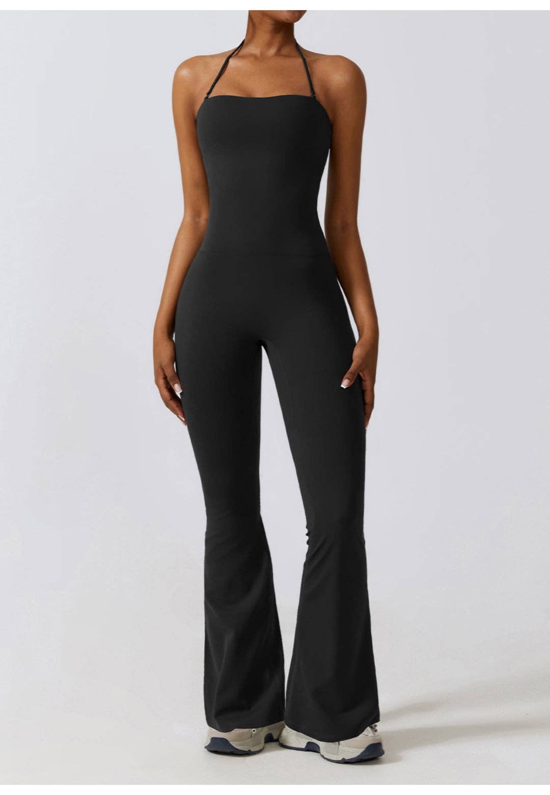 Active by Anna-Kaci - Shirred High Waist Flared Leggings