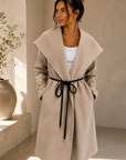 RAW by RAW Bobby Oversized Coat – Almond