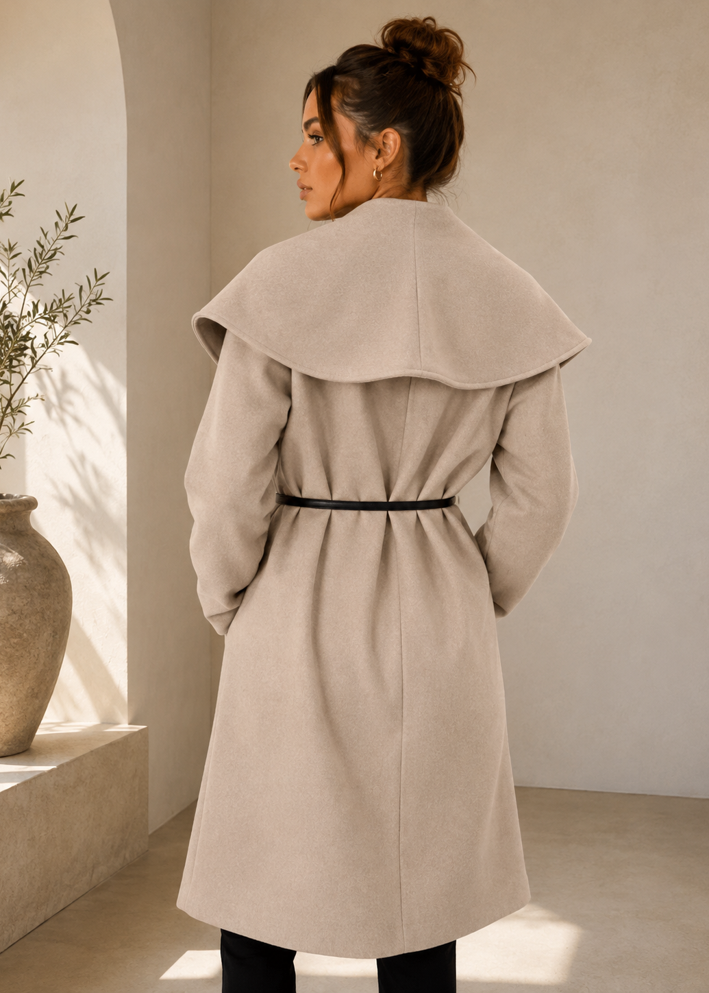 RAW by RAW Bobby Oversized Coat – Almond
