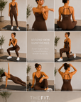 Second Skin Sculpt Womens Singlet – Chocolate Brown