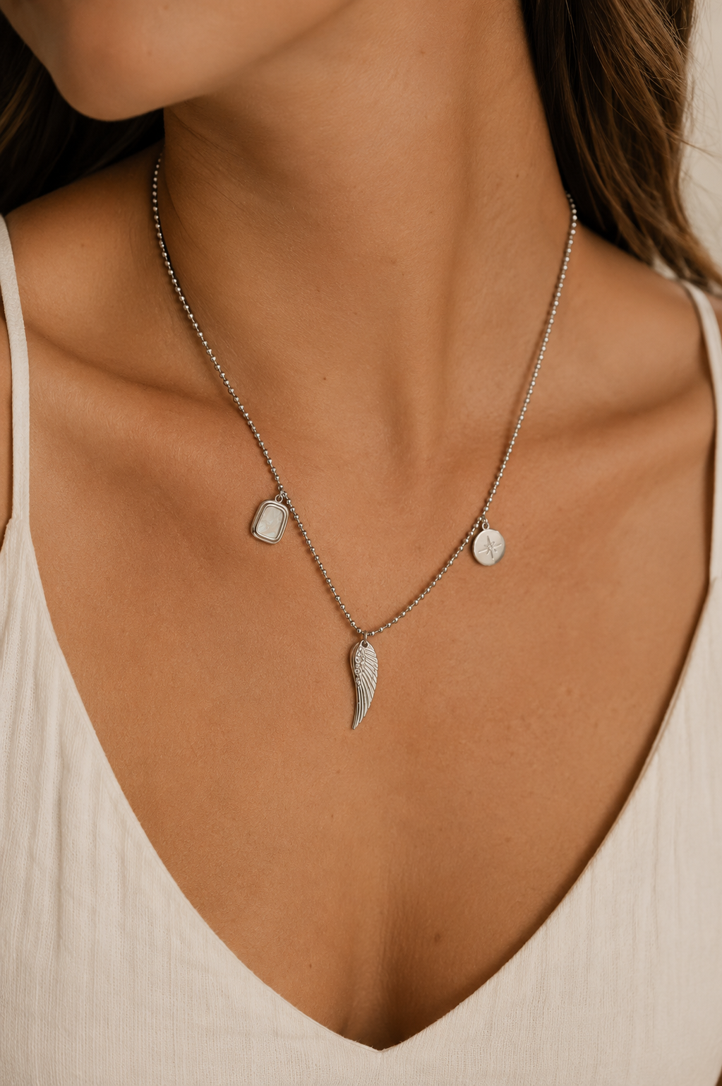 Solstice Wanderer Necklace – Stainless Steel