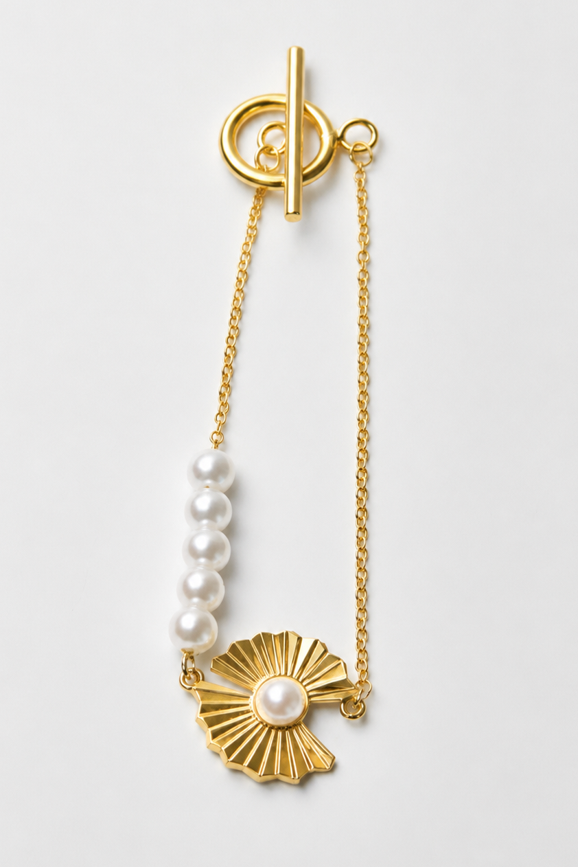Celeste Sunburst Bracelet – 18K PVD Gold