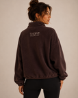 The Fit Collection – Women's Signature Fleece Zip, Chocolate Brown