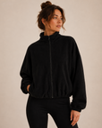 The Fit Collection – Women's Signature Fleece Zip, Black
