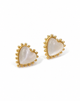 Kerstin Radiant Heart Earrings – 18K PVD
