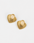 Arlia Pearl Cascade Earrings – 18K PVD Gold