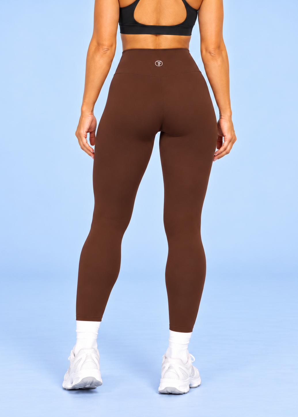 Athletic Club, High-Waisted Leggings - Espresso