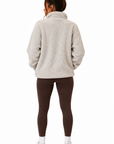 The Fit Collection Sherpa Jacket – Cream