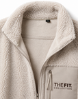 The Fit Collection Sherpa Jacket – Cream