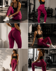Women’s Leggings – Sculpted. Seamless. Second Skin.-Berry Fuchsia, The Fit Collection
